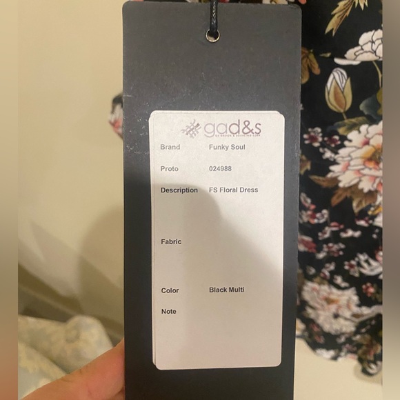 Floral Funky Soul Vintage Inspired Hippie Dress - Picture 12 of 12